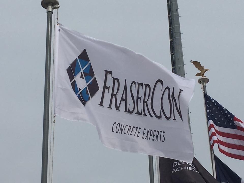 FraserCon Concrete Experts flag
